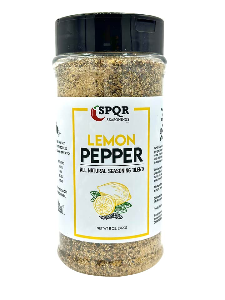 SPQR Seasonings All Natural Lemon Pepper Seasoning for Healthy Cooking Enthusiasts in the Kitchen
| SPQR Seasonings Nat
