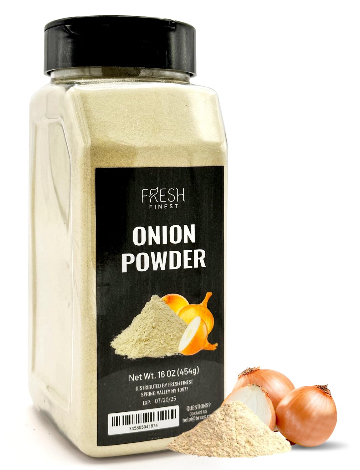 Fresh Finest Onion Powder - Premium Ground Onions for Authentic Flavor - Perfect for Families
| Fresh Finest Onion Powd