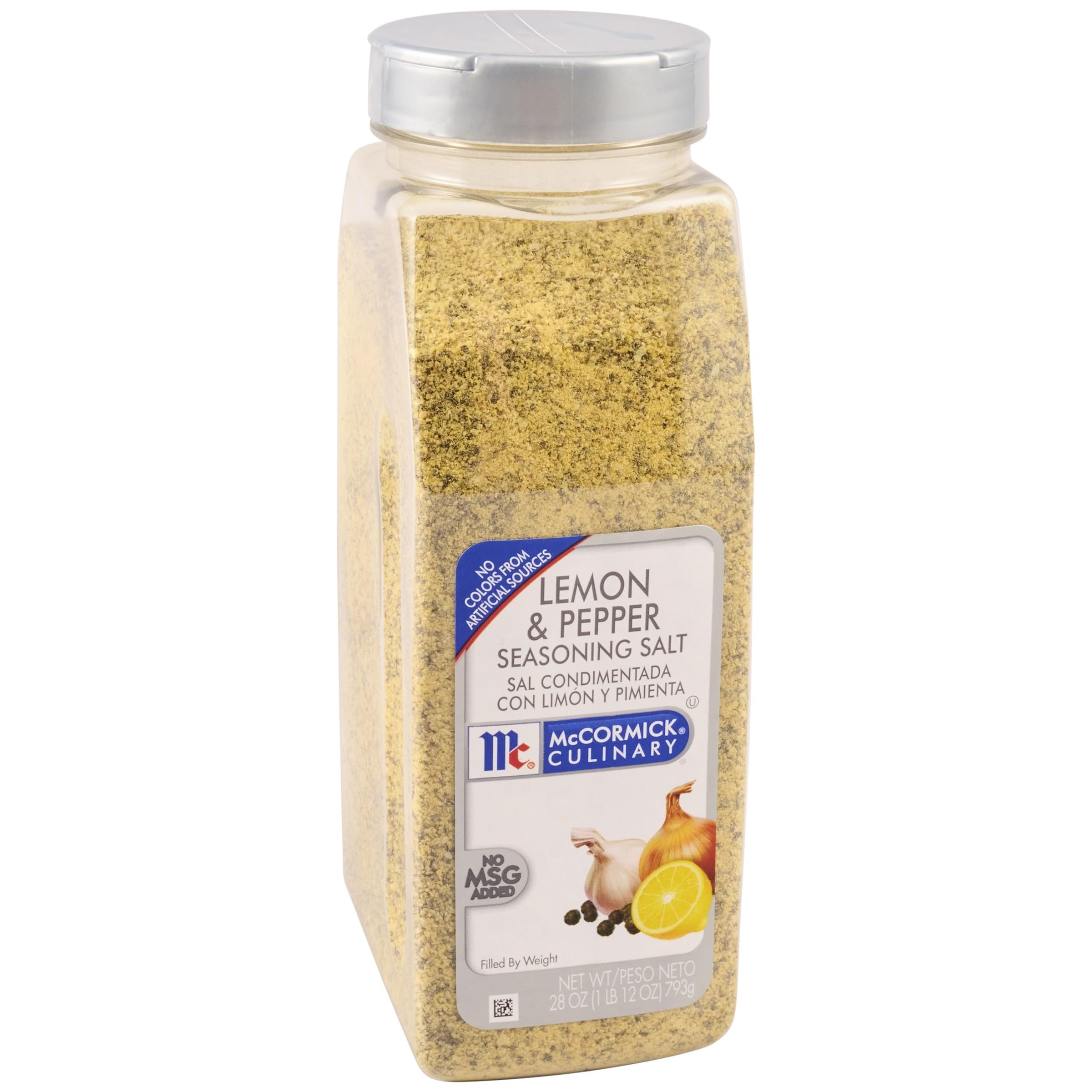 McCormick Culinary Lemon & Pepper Seasoning Salt, 28 oz for Seafood and Poultry Dishes