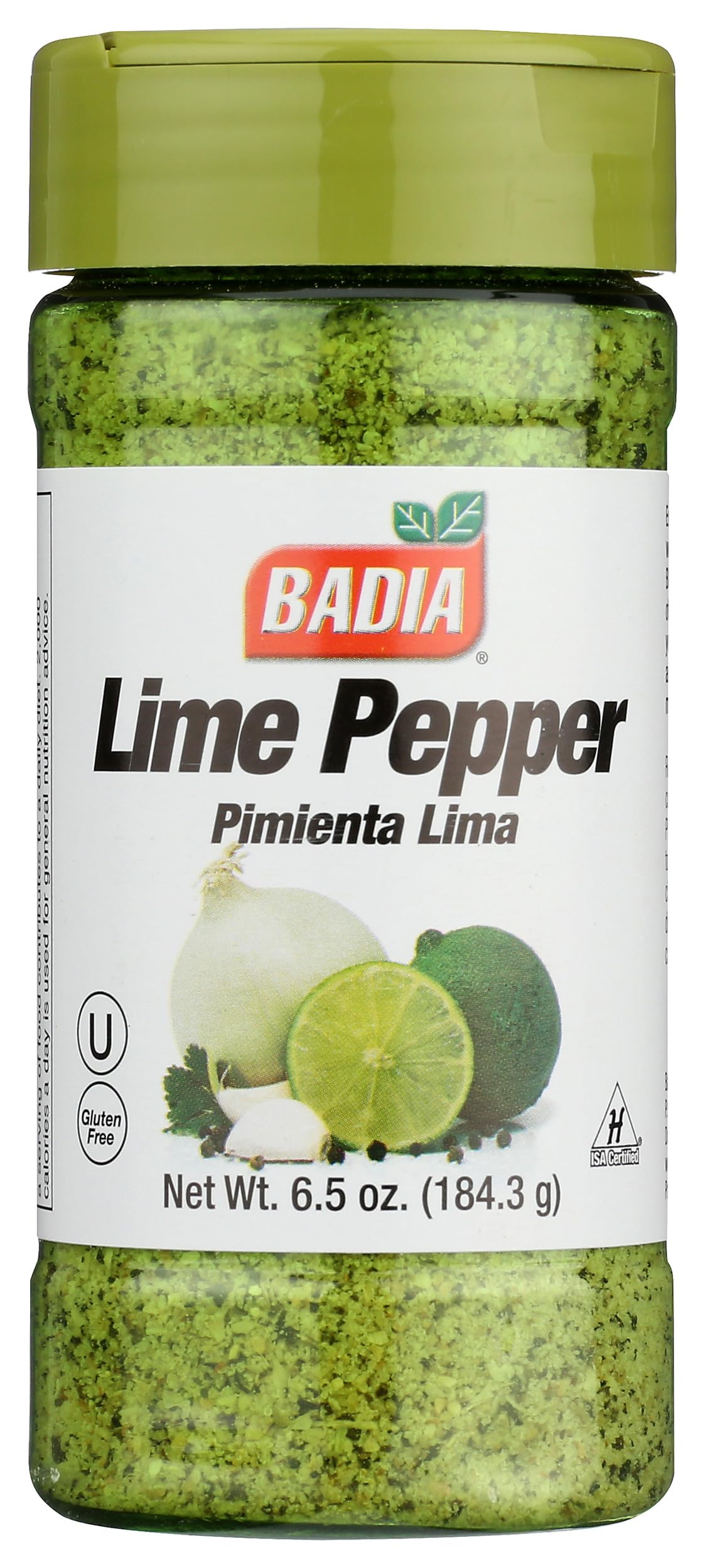 Badia Kosher Lime Pepper Seasoning for Gluten Free Dieters, Perfect for Grilling and Cooking, 6.5 Ounce (Pack of 6)
| B