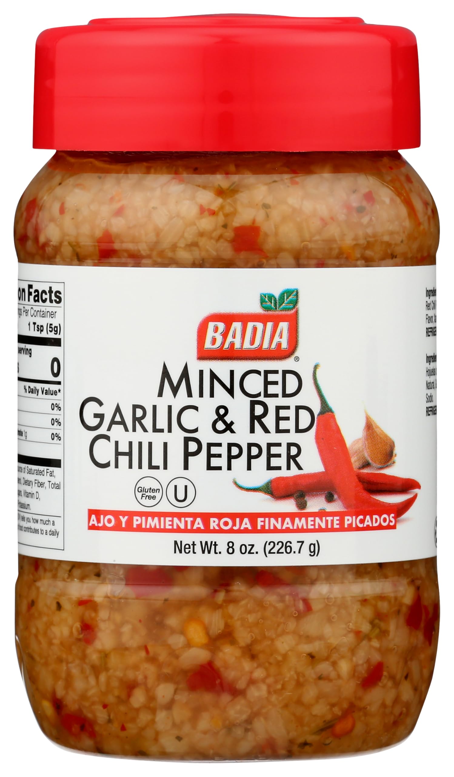 Badia KHLV00397485 Garlic Minced Red Chili Spice for Home Cooking Enthusiasts
| Badia KHLV00397485 8 oz Garlic Minced R