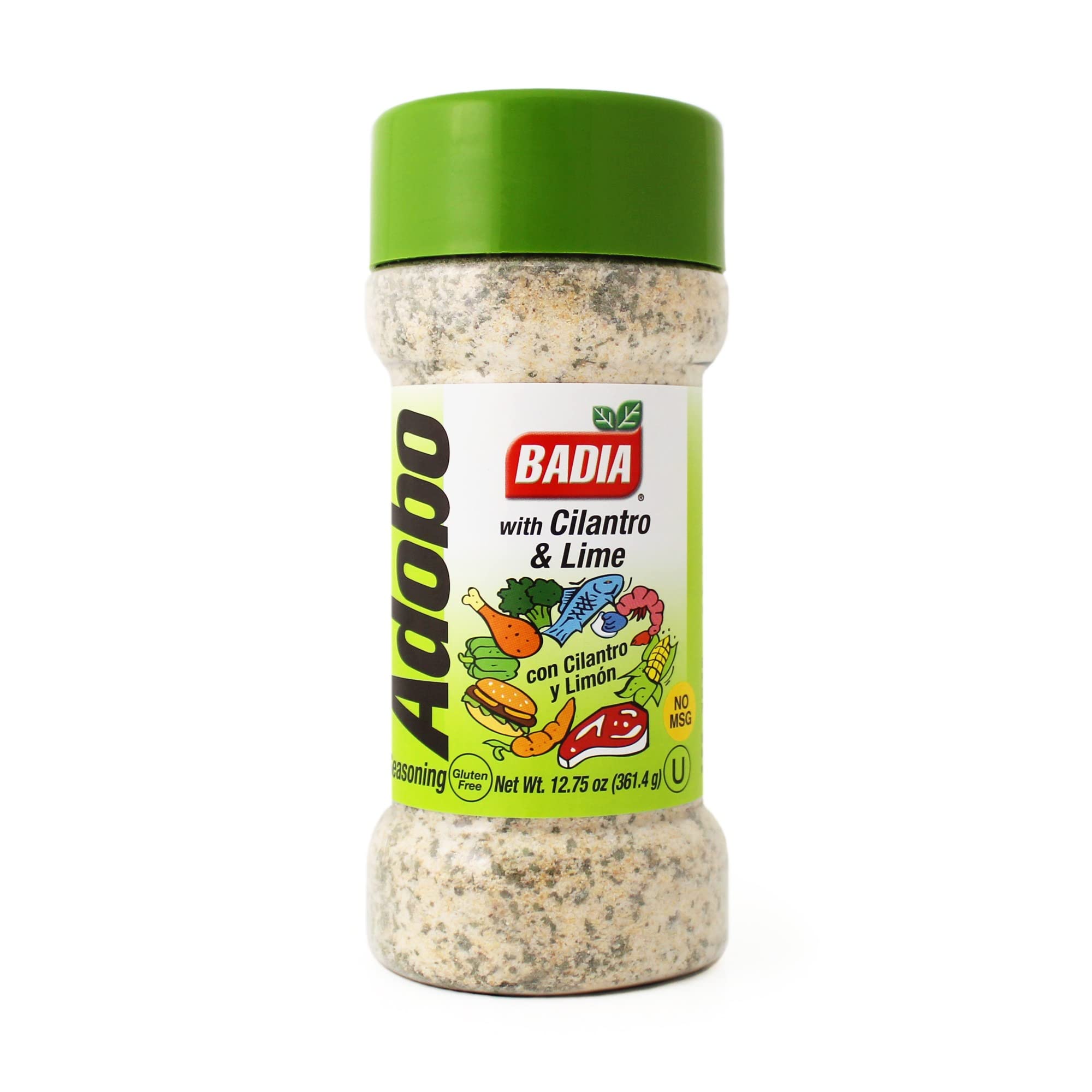 Badia Adobo with Cilantro & Lime Seasoning for Cooking 1|75 oz Jar | Authentic Flavor | Perfect for Families | Easy to U