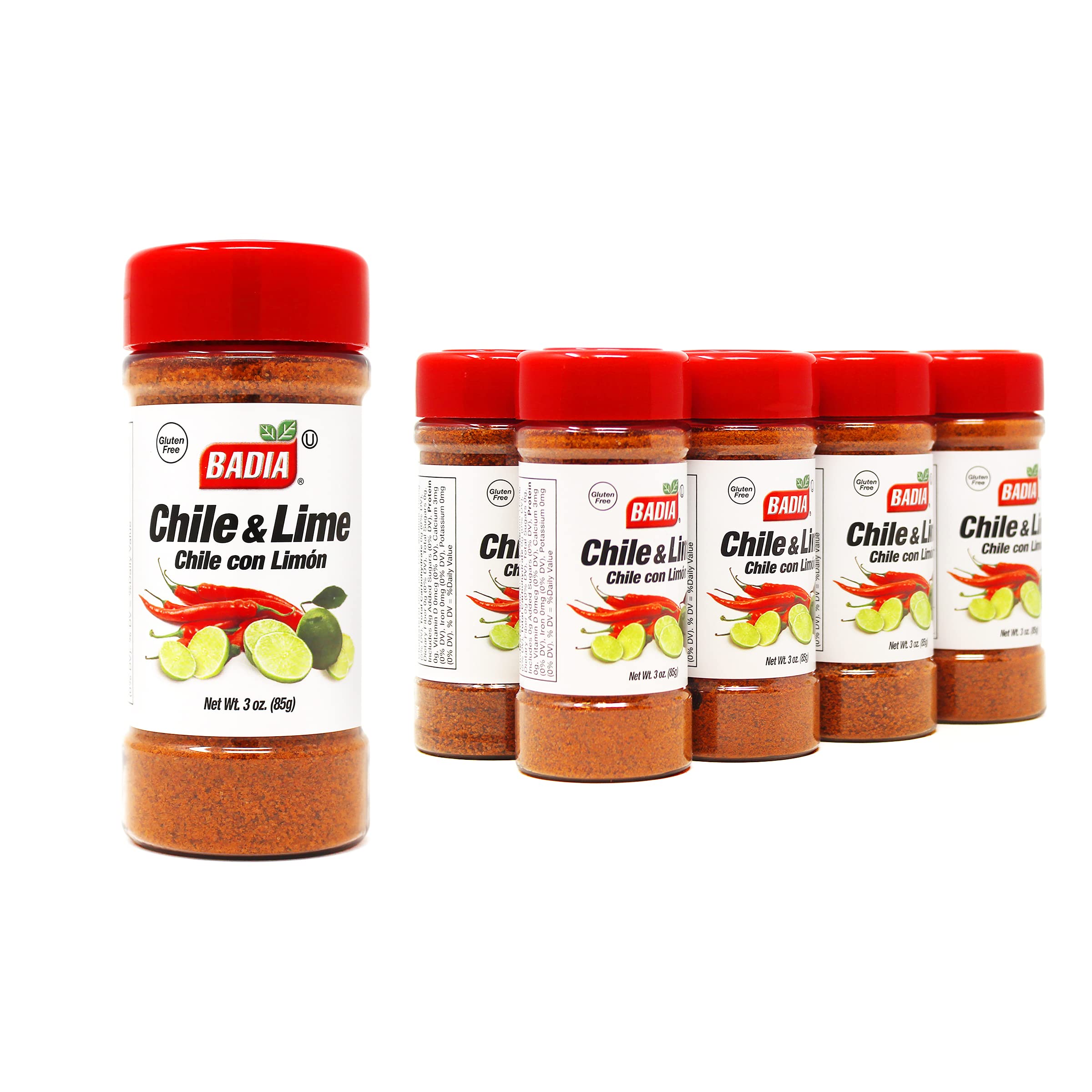 Badia Chile & Lime Sauce, Flavorful & Tangy Taste For Grilling, BBQ, And Marinating, 3 Oz (Pack Of 8)