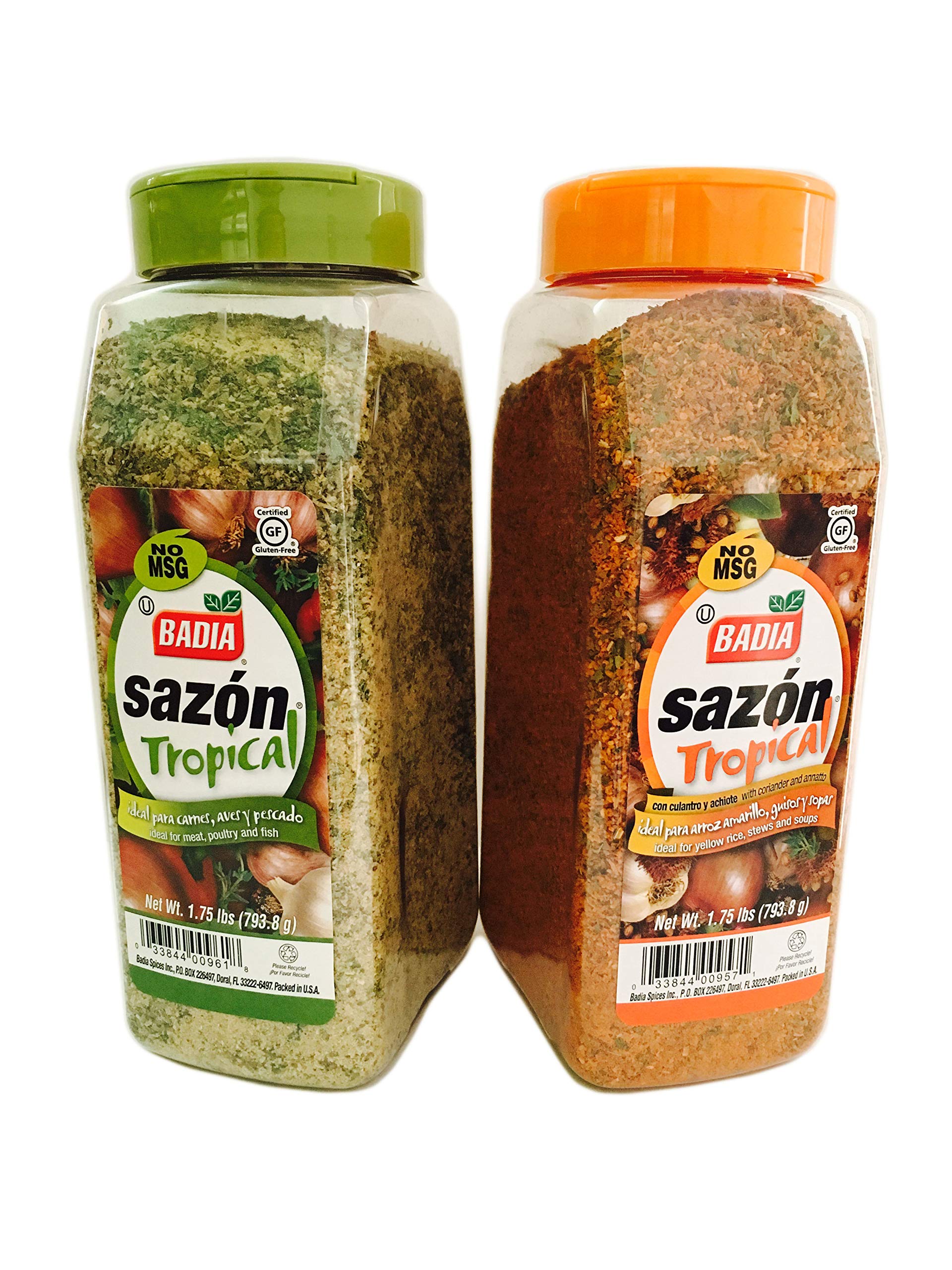 Badia Combo Pack Sazon Tropical All Purpose Seasoning for Appetizers and Main Courses
| Badia Combo Pack Sazon Tropical